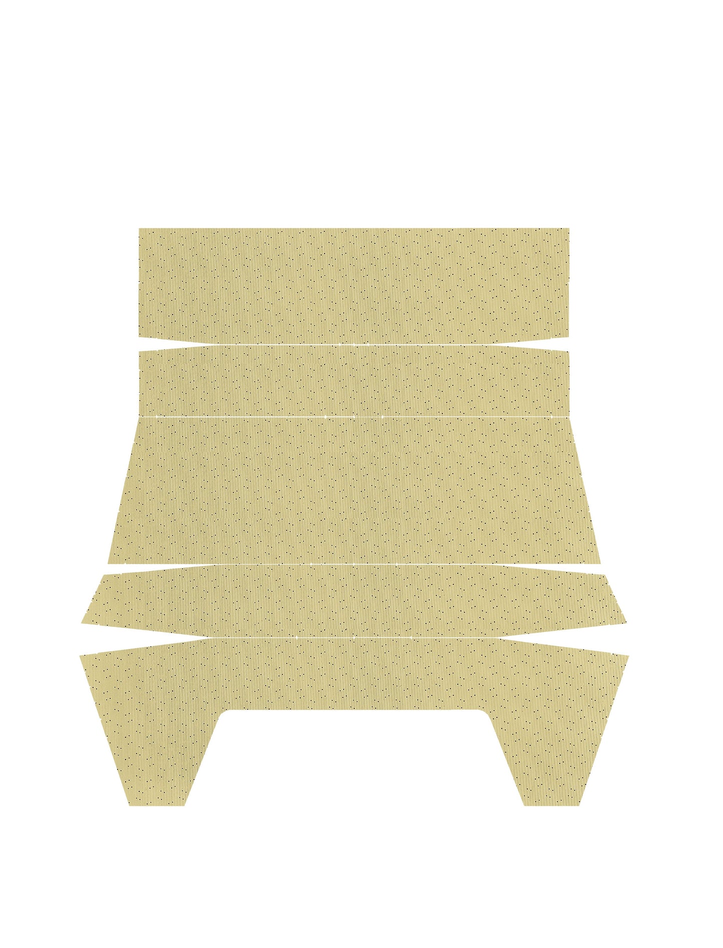 71-72 CHALLENGER HARDTOP '4-BOW' HEADLINER (WEYMOUTH PERFORATED) - SANDALWOOD