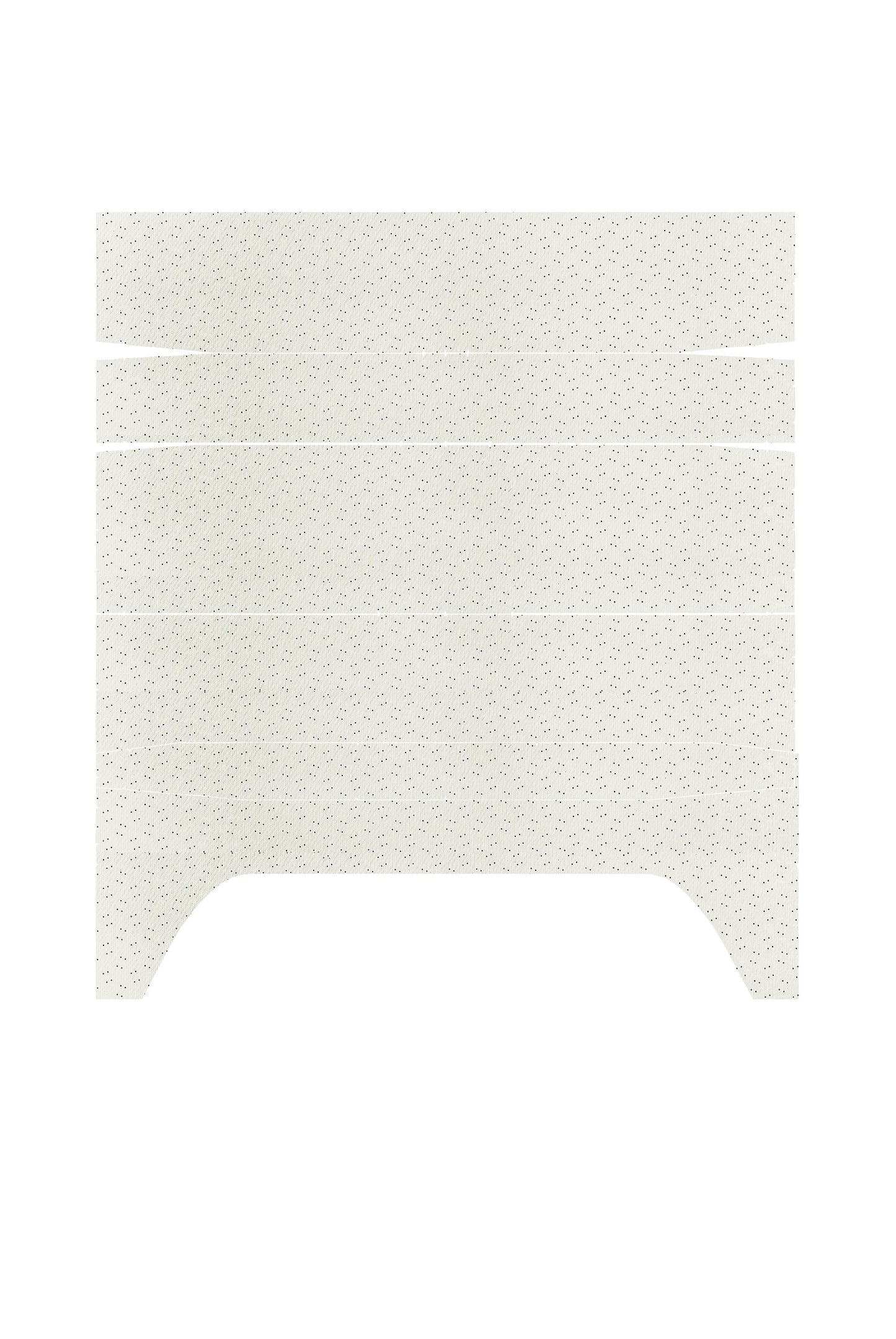 71-72 CHARGER/SATELLITE/ROADRUNNER/GTX '4-BOW' HEADLINER (WEYMOUTH PERFORATED) - WHITE