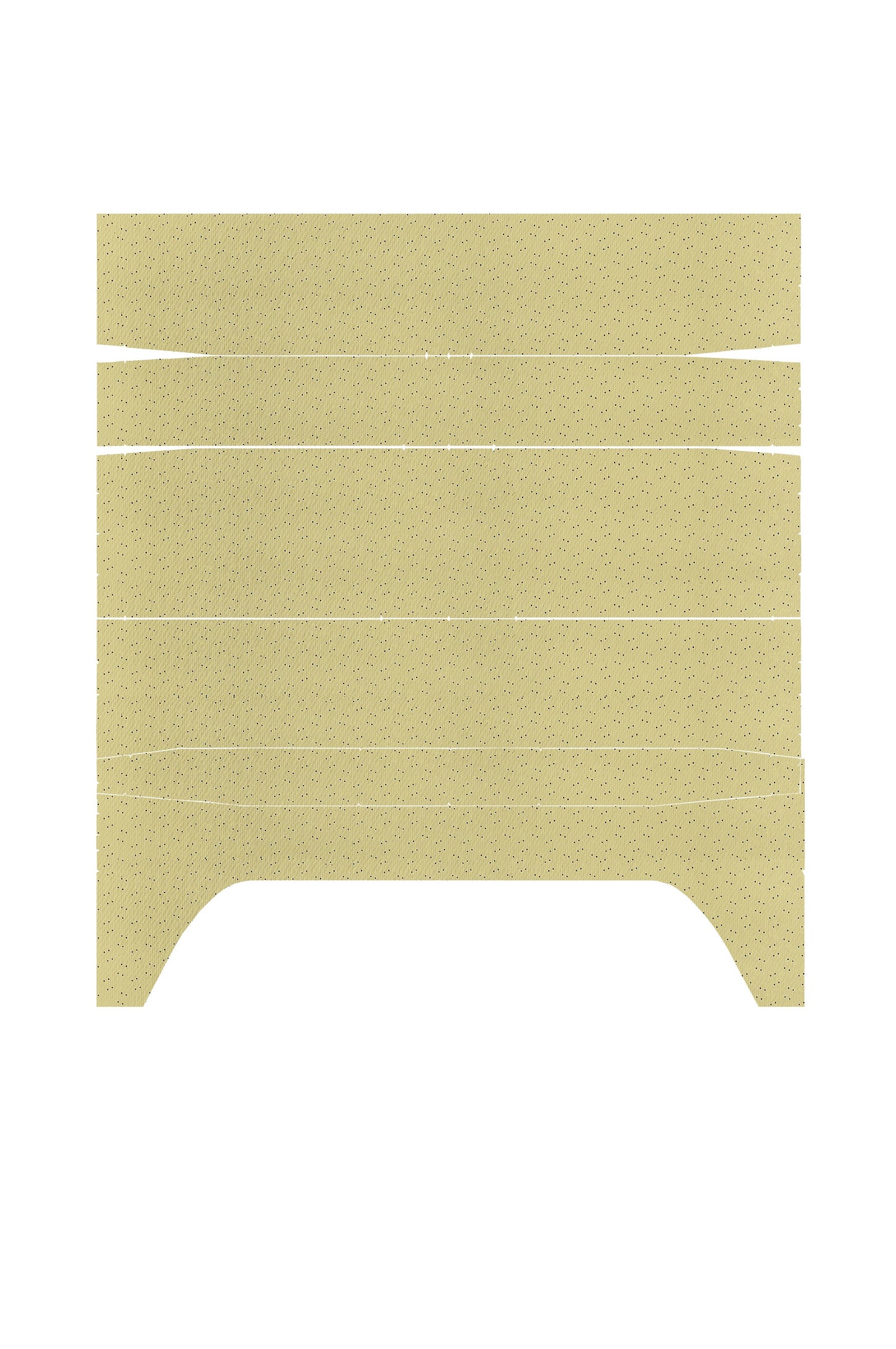 71-72 CHARGER/SATELLITE/ROADRUNNER/GTX '4-BOW' HEADLINER (WEYMOUTH PERFORATED) - SANDALWOOD