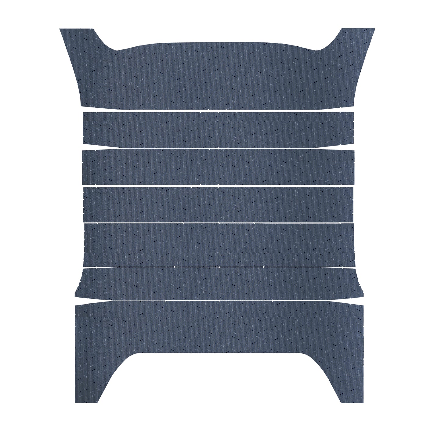 71 CHARGER/SATELLITE/ROADRUNNER/GTX '6-BOW' HEADLINER (WEYMOUTH PERFORATED) - DARK BLUE