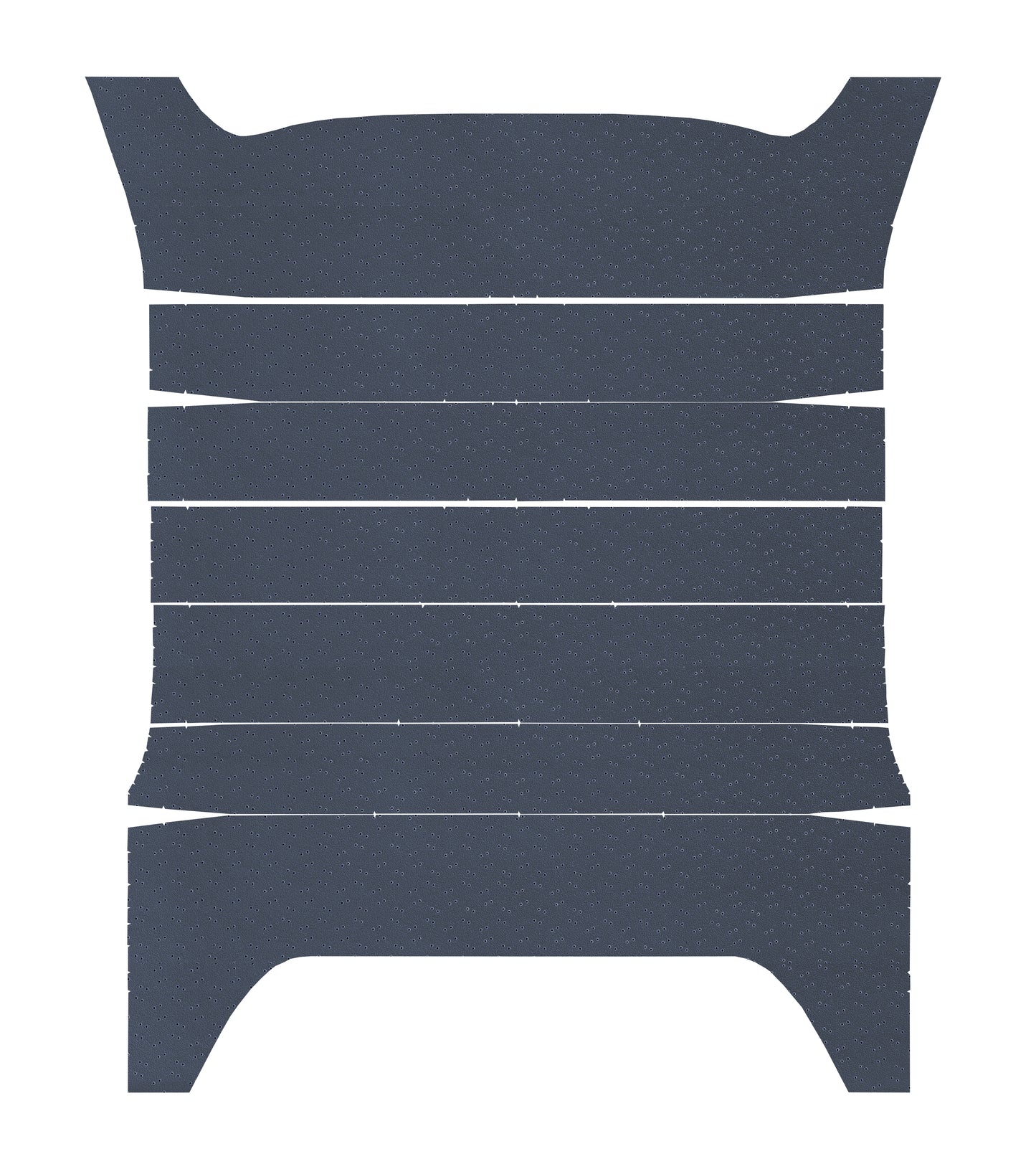 71 CHARGER/SATELLITE/ROADRUNNER/GTX '6-BOW' HEADLINER (FINE PEMBROOK PERFORATED) - DARK BLUE