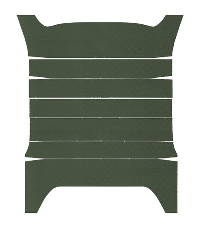 71 CHARGER/SATELLITE/ROADRUNNER/GTX '6-BOW' HEADLINER (FINE PEMBROOK PERFORATED) - GREEN