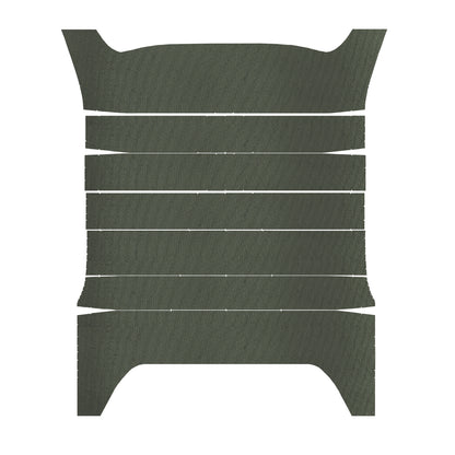 71 CHARGER/SATELLITE/ROADRUNNER/GTX '6-BOW' HEADLINER (WEYMOUTH PERFORATED) - GREEN