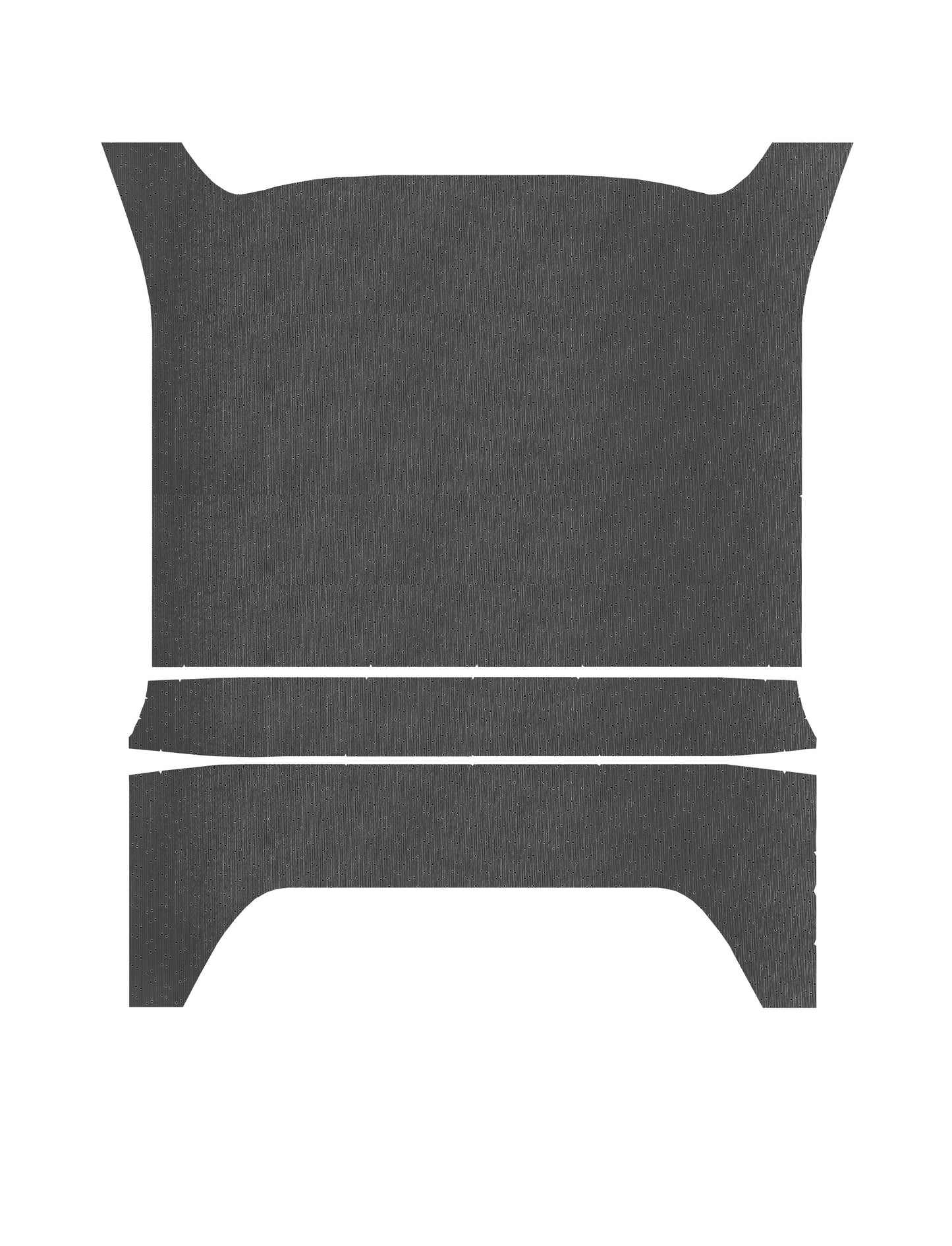 71-72 CHARGER/SATELLITE/ROADRUNNER/GTX WITH SUNROOF' HEADLINER (WEYMOUTH PERFORATED) - BLACK