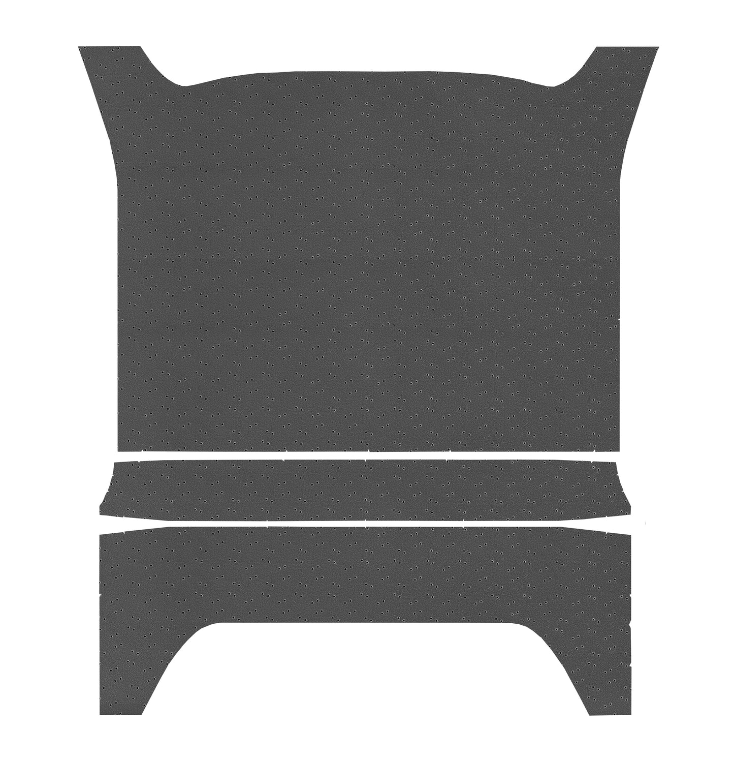 71-72 CHARGER/SATELLITE/ROADRUNNER/GTX WITH SUNROOF' HEADLINER (FINE PEMBROOK PERFORATED) - BLACK
