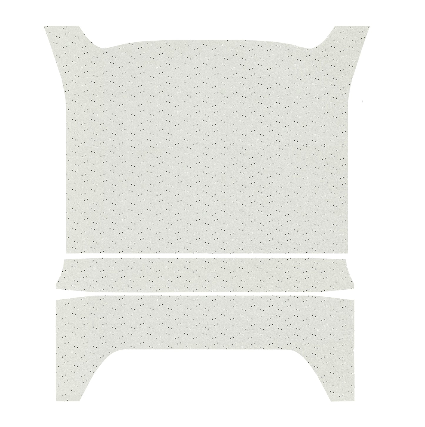 71-72 CHARGER/SATELLITE/ROADRUNNER/GTX WITH SUNROOF' HEADLINER (FINE PEMBROOK PERFORATED) - WHITE