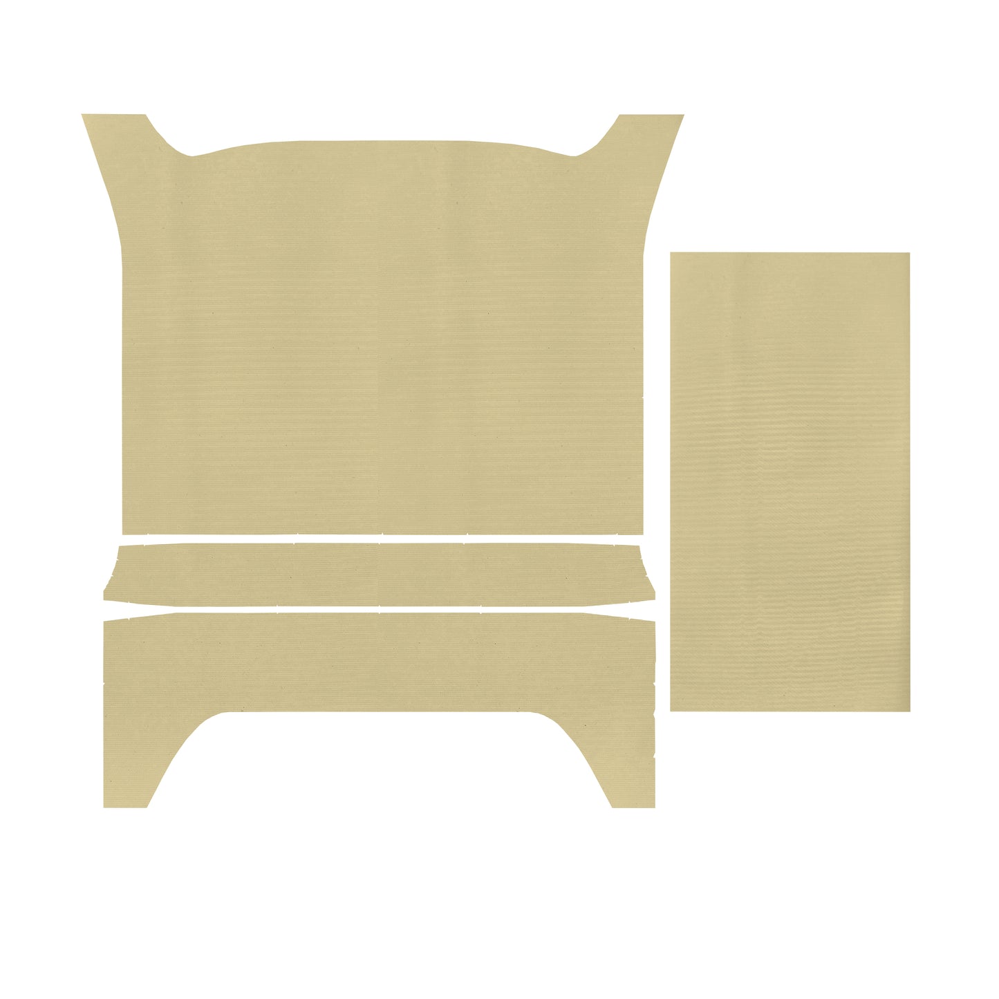 72 CHARGER/SATELLITE/ROADRUNNER/GTX 'WITH SUNROOF' HEADLINER (WEYMOUTH) - SANDALWOOD