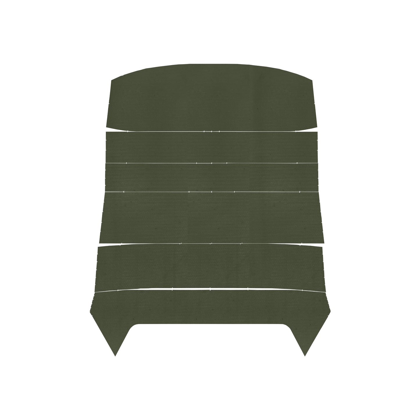 72 GTO/LEMANS HARDTOP HEADLINER (WEYMOUTH) - GREEN