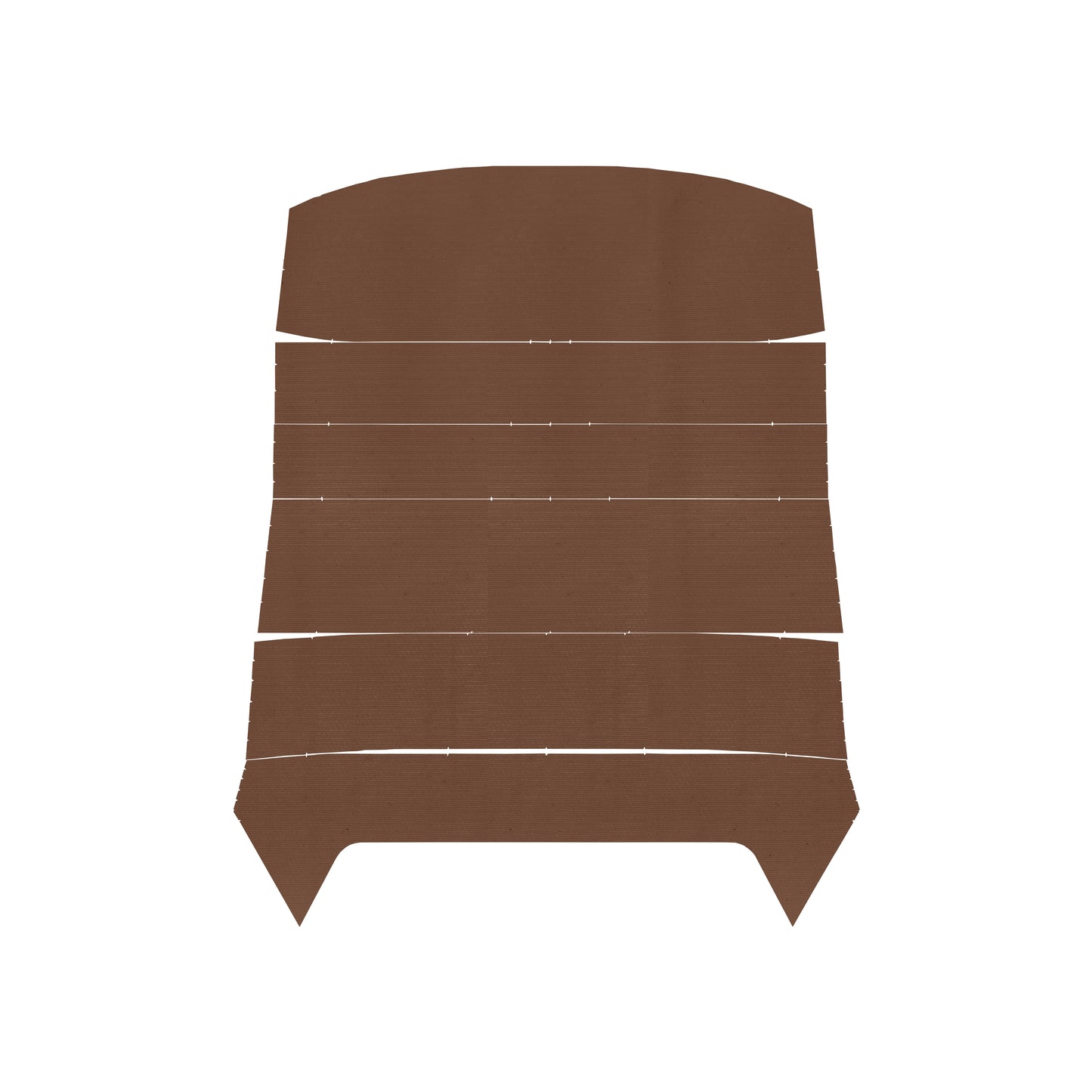 72 GTO/LEMANS HARDTOP HEADLINER (WEYMOUTH) - BROWN