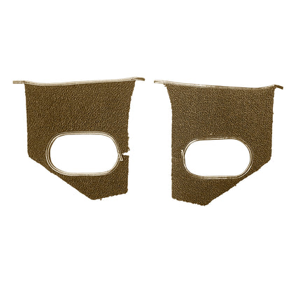 1965/1966 GM A-BODY KICK PANEL CARPET W/F AIR&NO A/C - GOLD