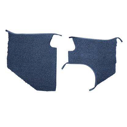 69 SKYLARK/GS KICK PANEL CARPET WITH A/C - BLUE