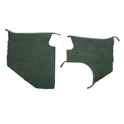 70/72 CUTLASS/442 KICK PANEL CARPET WITH A/C - DARK GREEN