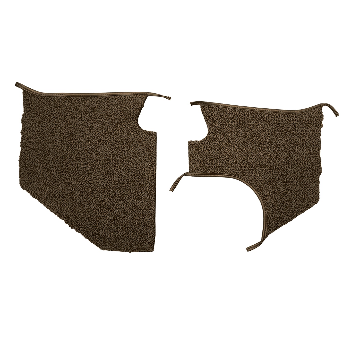 70 CUTLASS/442/SKYLARK/GS KICK PANEL CARPET WITH A/C - BROWN