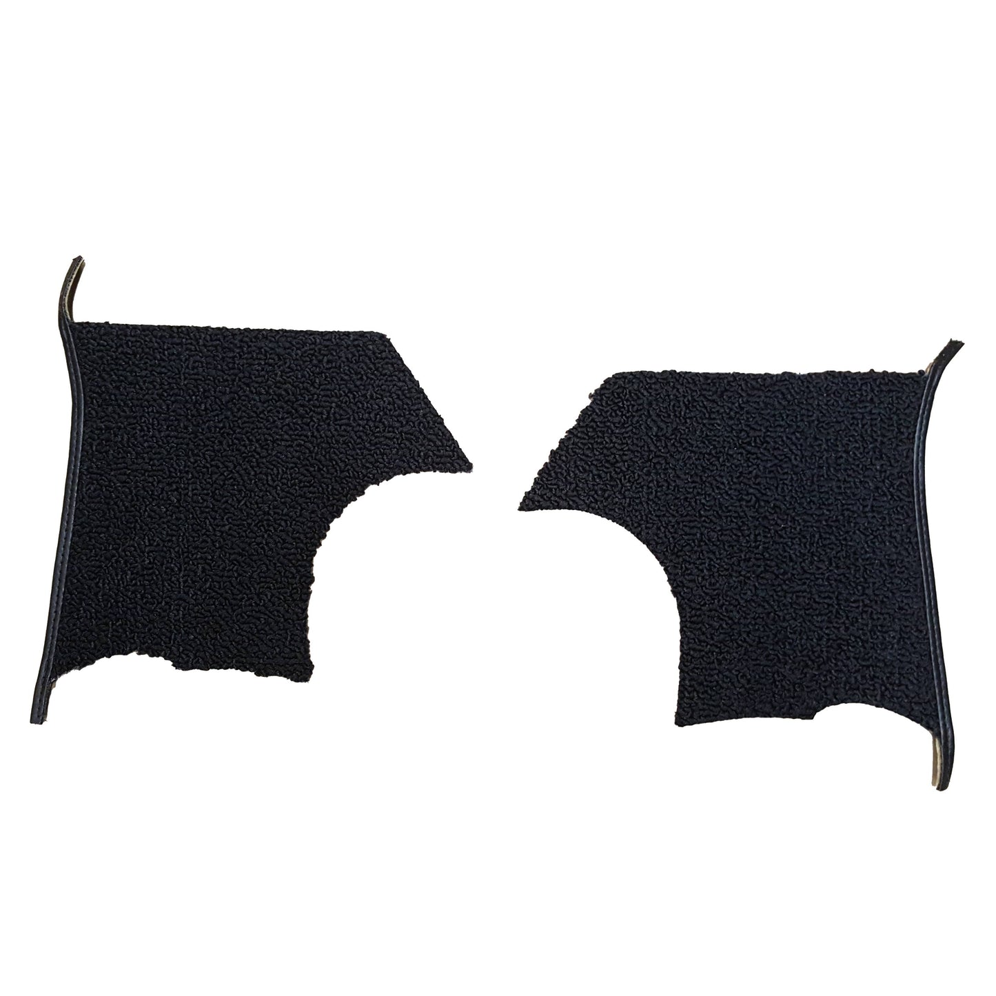 68 CUTLASS/442/SKYLARK/GS KICK PANEL CARPET WITHOUT A/C - BLACK