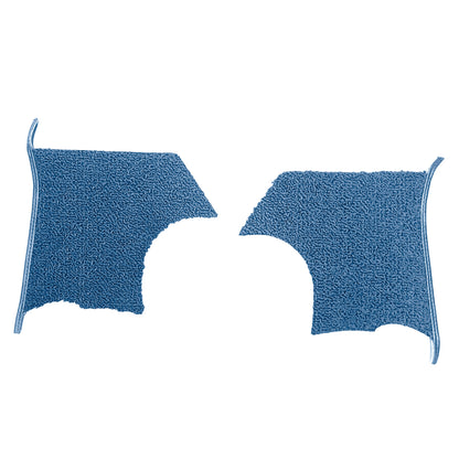 68 CUTLASS/442/SKYLARK/GS KICK PANEL CARPET WITHOUT A/C - BLUE