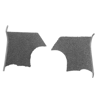 68 SKYLARK/GS KICK PANEL CARPET WITHOUT A/C - MEDIUM GRAY