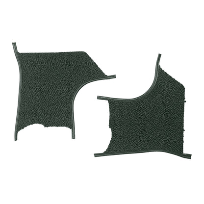 70/72 CUTLASS/442/SKYLARK/GS COUPE KICK PANEL CARPET WITHOUT A/C - DARK GREEN