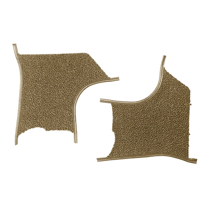 69-70 CUTLASS/442/SKYLARK/GS COUPE KICK PANEL CARPET WITHOUT A/C - DARK GOLD