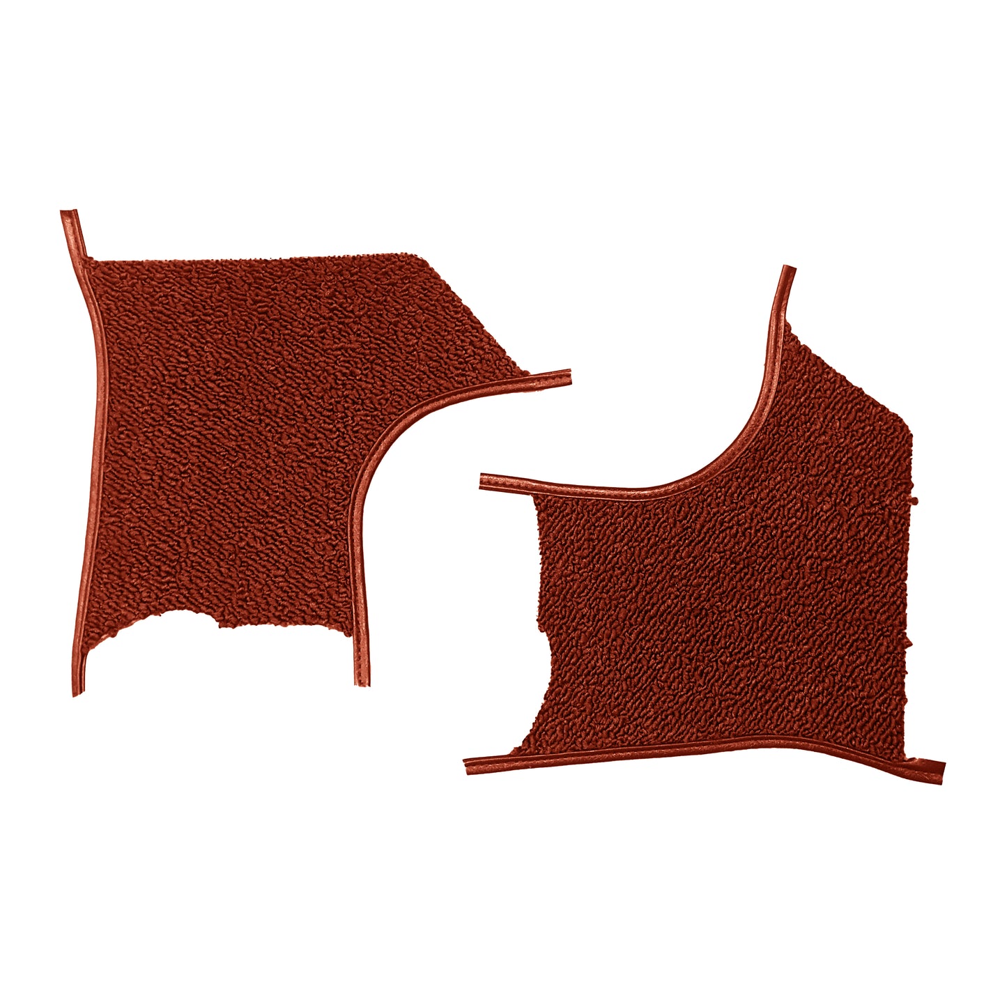 1969/1972 GM (POST) KICK PANEL CARPET W/O AIR - EMBERGLOW