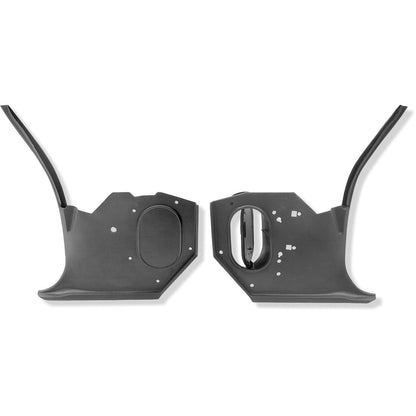 70-81 CAMARO PASSENGER KICK PANEL WITHOUT A/C - BLACK