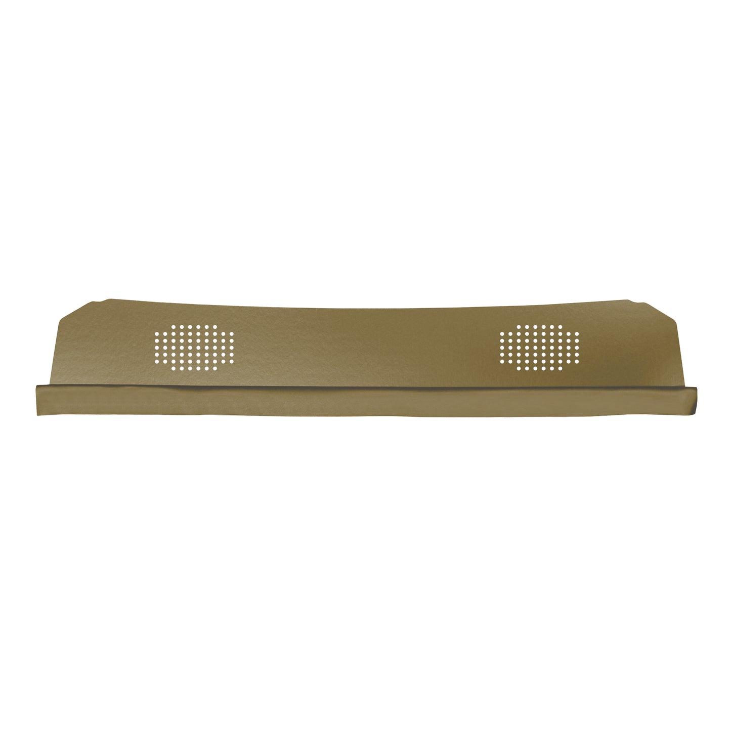 67 GTO/LEMANS/TEMPEST HARDTOP PACKAGE TRAY WITH DUAL SPEAKER CUT-OUTS - GOLD