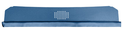 66-67 CHEVELLE/MALIBU HARDTOP PACKAGE TRAY WITH CENTER SPEAKER CUT-OUT - BRIGHT BLUE