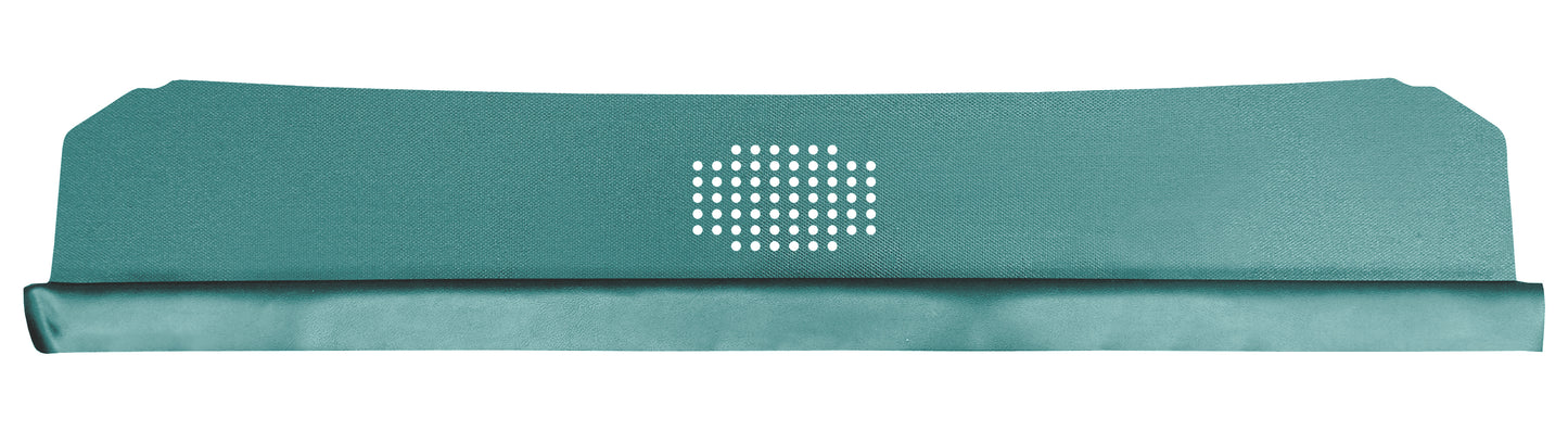 66 CHEVELLE/MALIBU HARDTOP PACKAGE TRAY WITH CENTER SPEAKER CUT-OUT - AQUA