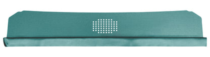 66 CHEVELLE/MALIBU HARDTOP PACKAGE TRAY WITH CENTER SPEAKER CUT-OUT - AQUA