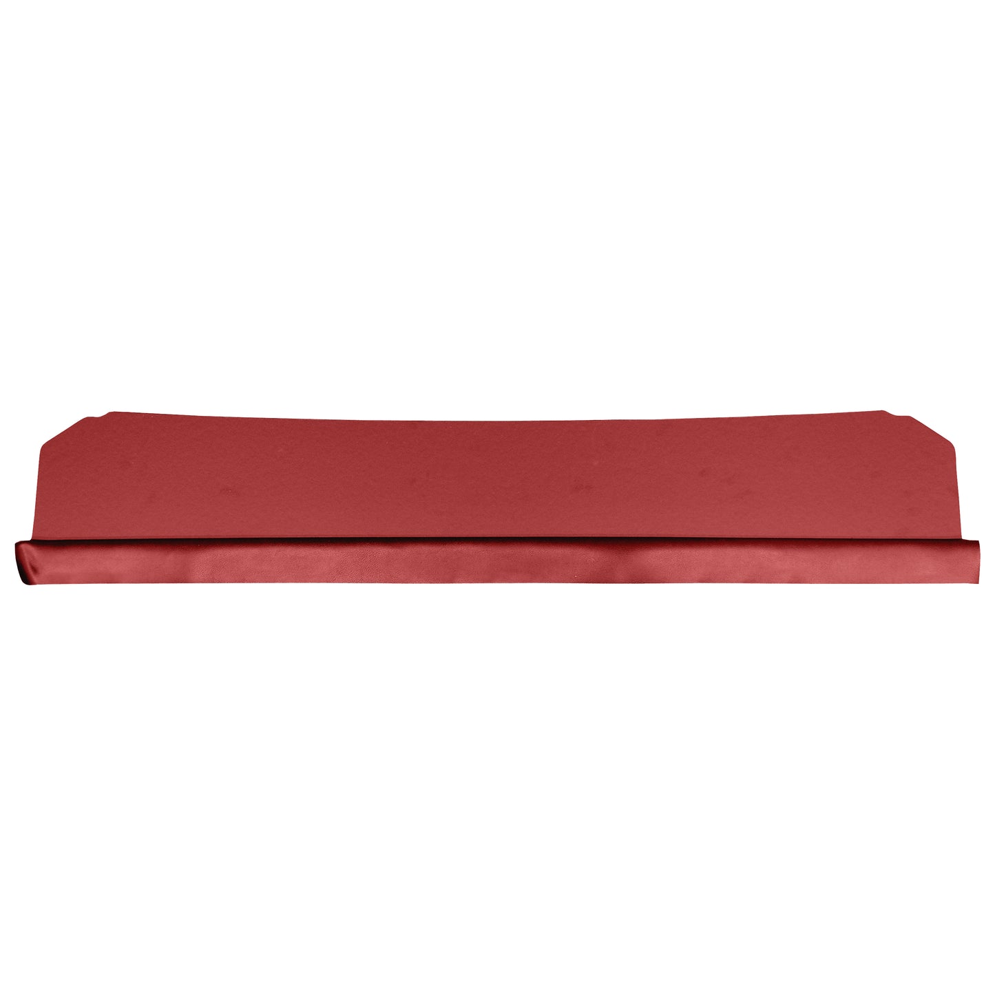 67 CHEVELLE/MALIBU HARDTOP PACKAGE TRAY W/O SPEAKER CUT-OUT - RED