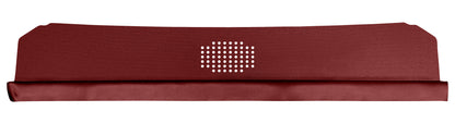 66 CHEVELLE/MALIBU HARDTOP PACKAGE TRAY WITH CENTER SPEAKER CUT-OUT - RED