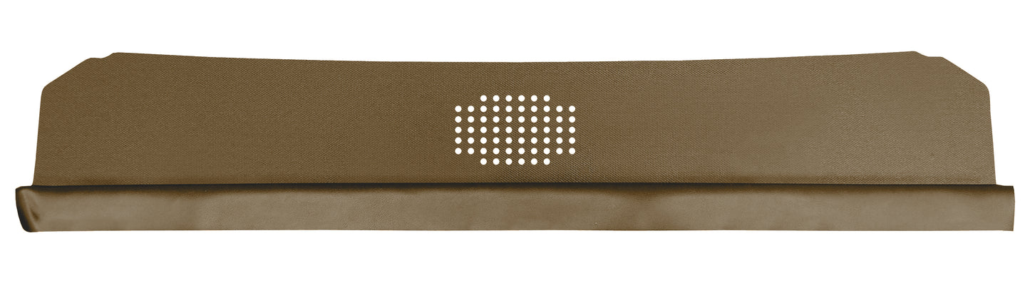 67 CHEVELLE/MALIBU HARDTOP PACKAGE TRAY WITH CENTER SPEAKER CUT-OUT - GOLD