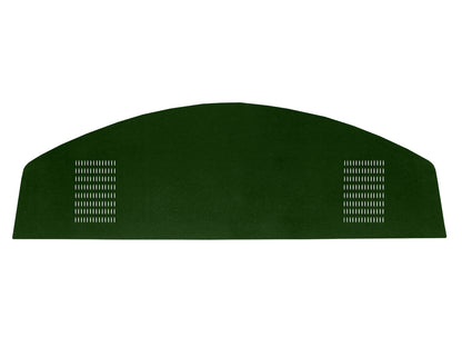 68 BARRACUDA HARDTOP PACKAGE TRAY WITH SPEAKER CUT-OUTS - GREEN