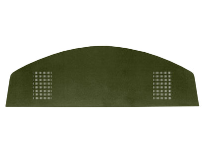 69 BARRACUDA HARDTOP PACKAGE TRAY WITH SPEAKER CUT-OUTS - GREEN