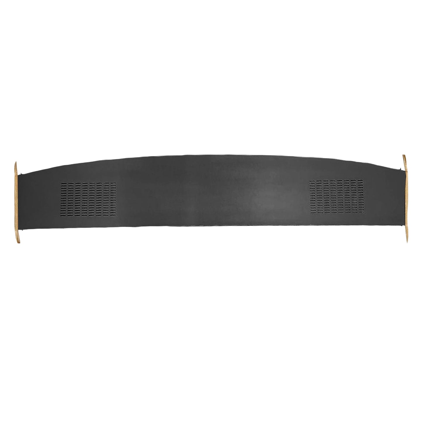 67-69 VALIANT 2DR/4DR SEDAN PACKAGE TRAY WITH SPEAKER CUTOUTS - BLACK