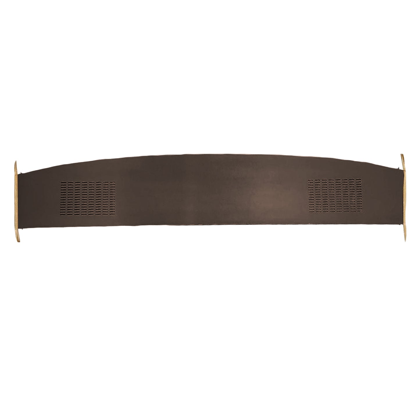 67 VALIANT 2DR/4DR SEDAN PACKAGE TRAY WITH SPEAKER CUTOUTS - BROWN