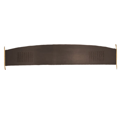 67 VALIANT 2DR/4DR SEDAN PACKAGE TRAY WITH SPEAKER CUTOUTS - BROWN