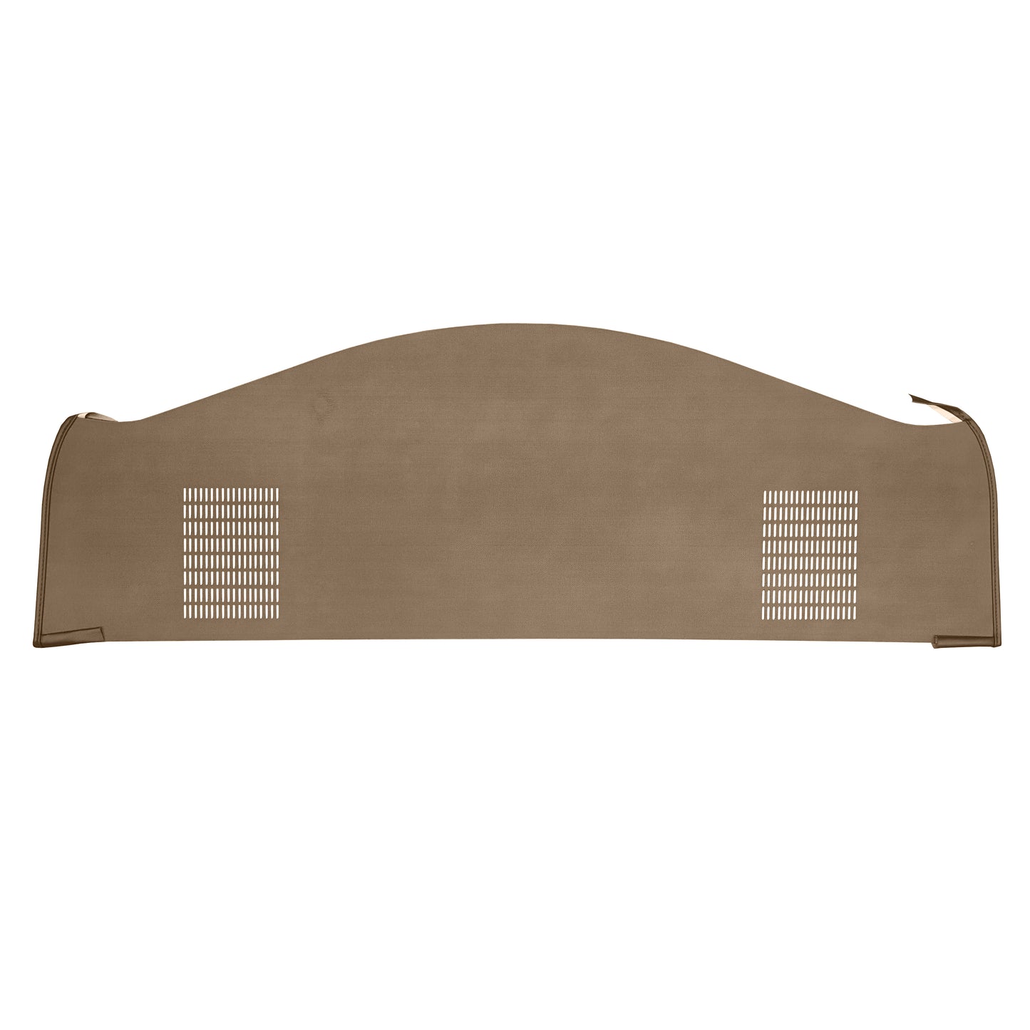 68 DODGE/PLYMOUTH B-BODY HARDTOP (NOT CHARGER) PACKAGE TRAY WITH SAME DIRECTION SPEAKER CUT-OUTS - DARK GOLD