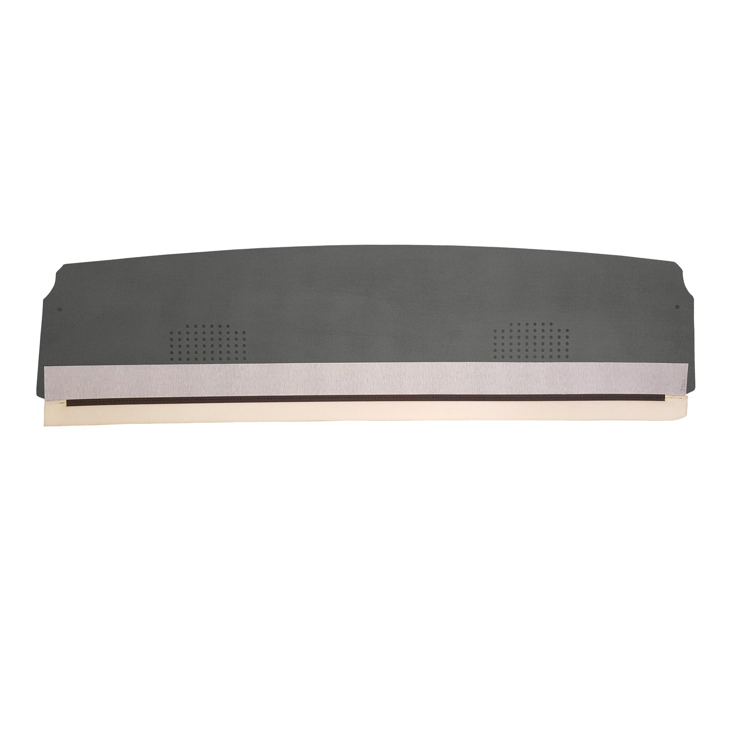 72 GTO/LEMANS/TEMPEST HARDTOP PACKAGE TRAY WITH SPEAKER CUT-OUTS - PEWTER