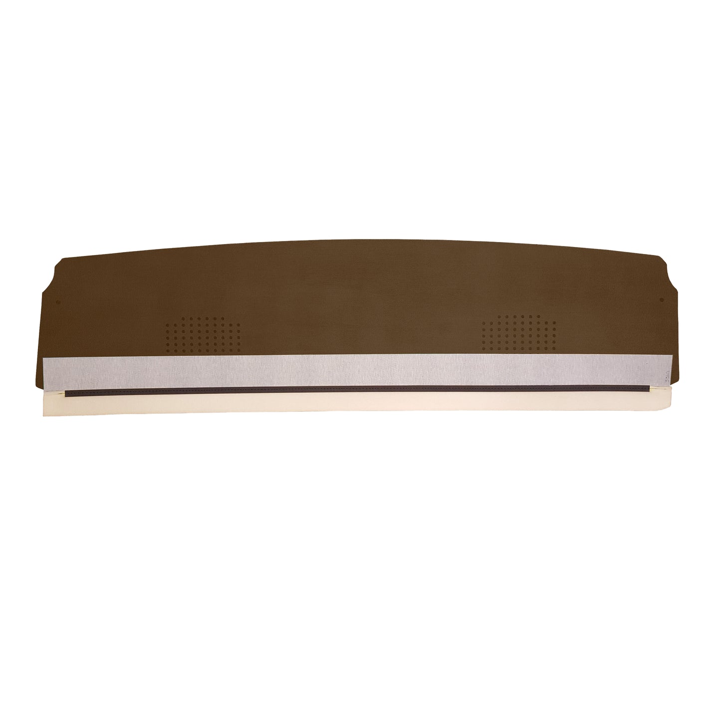 70 GTO/LEMANS/TEMPEST HARDTOP PACKAGE TRAY WITH SPEAKER CUT-OUTS - BURNISHED SADDLE