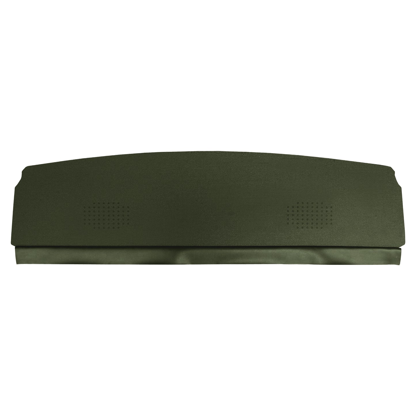 69 CHEVELLE/MALIBU HARDTOP PACKAGE TRAY WITH SPEAKER CUT-OUTS - DARK GREEN