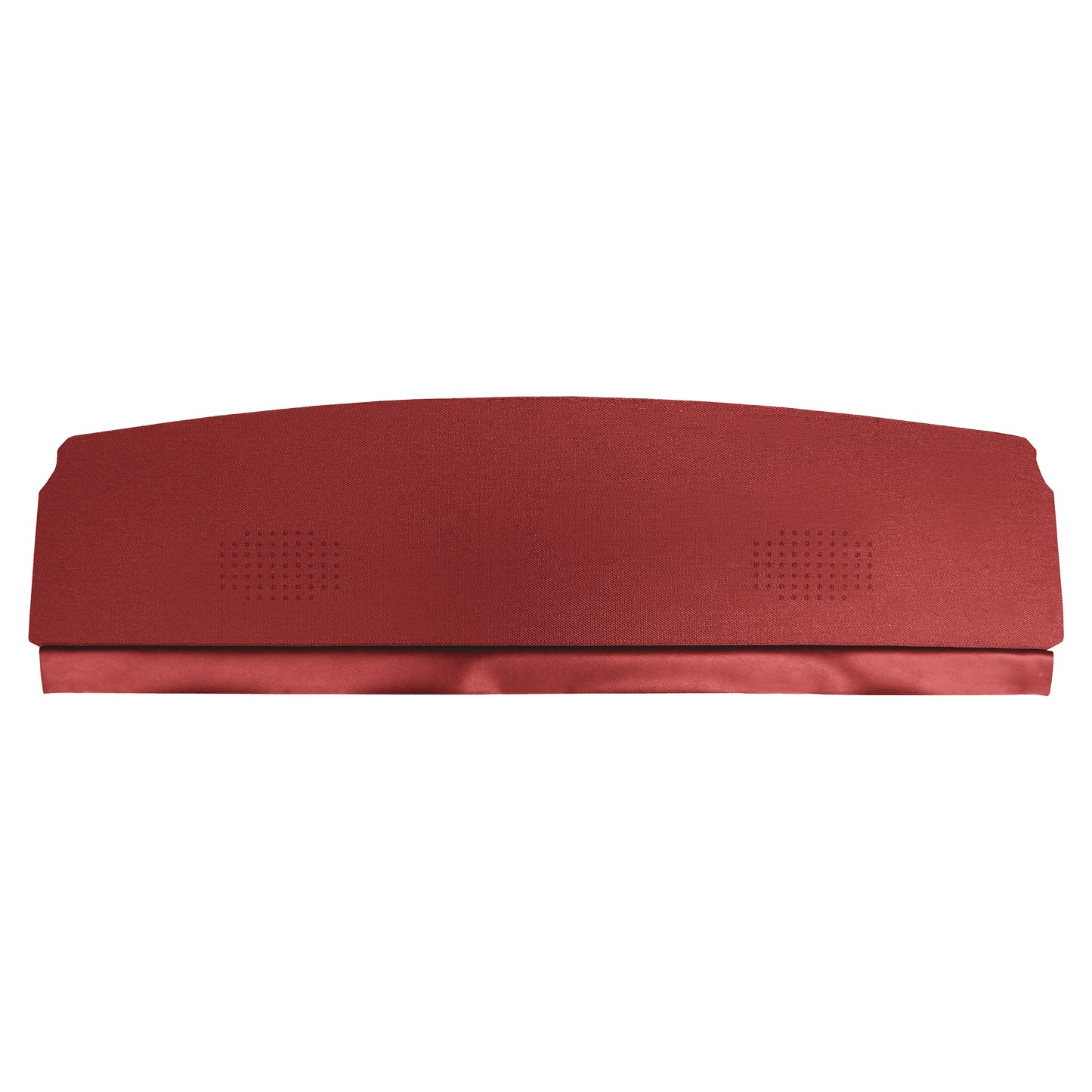68 CHEVELLE/MALIBU HARDTOP PACKAGE TRAY WITH SPEAKER CUT-OUTS - RED