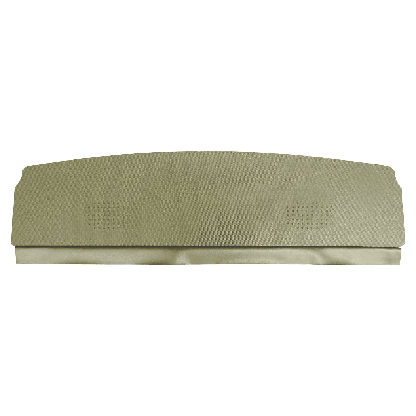 68 CHEVELLE/MALIBU HARDTOP PACKAGE TRAY WITH SPEAKER CUT-OUTS - WILLOW GOLD
