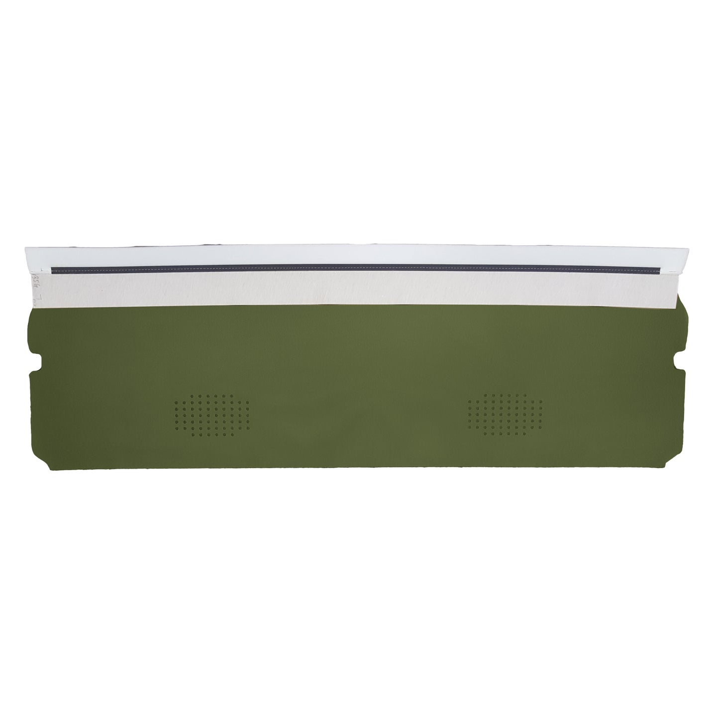 71 CUTLASS/442 HOLIDAY/HARDTOP COUPE PACKAGE TRAY WITH SPEAKER CUT-OUTS - JADE GREEN