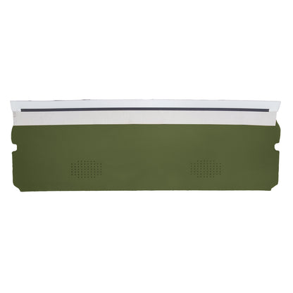 71 CUTLASS/442 HOLIDAY/HARDTOP COUPE PACKAGE TRAY WITH SPEAKER CUT-OUTS - JADE GREEN
