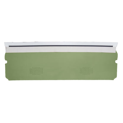 69 CUTLASS/442 HOLIDAY/HARDTOP COUPE PACKAGE TRAY WITH SPEAKER CUT-OUTS - LIGHT GREEN