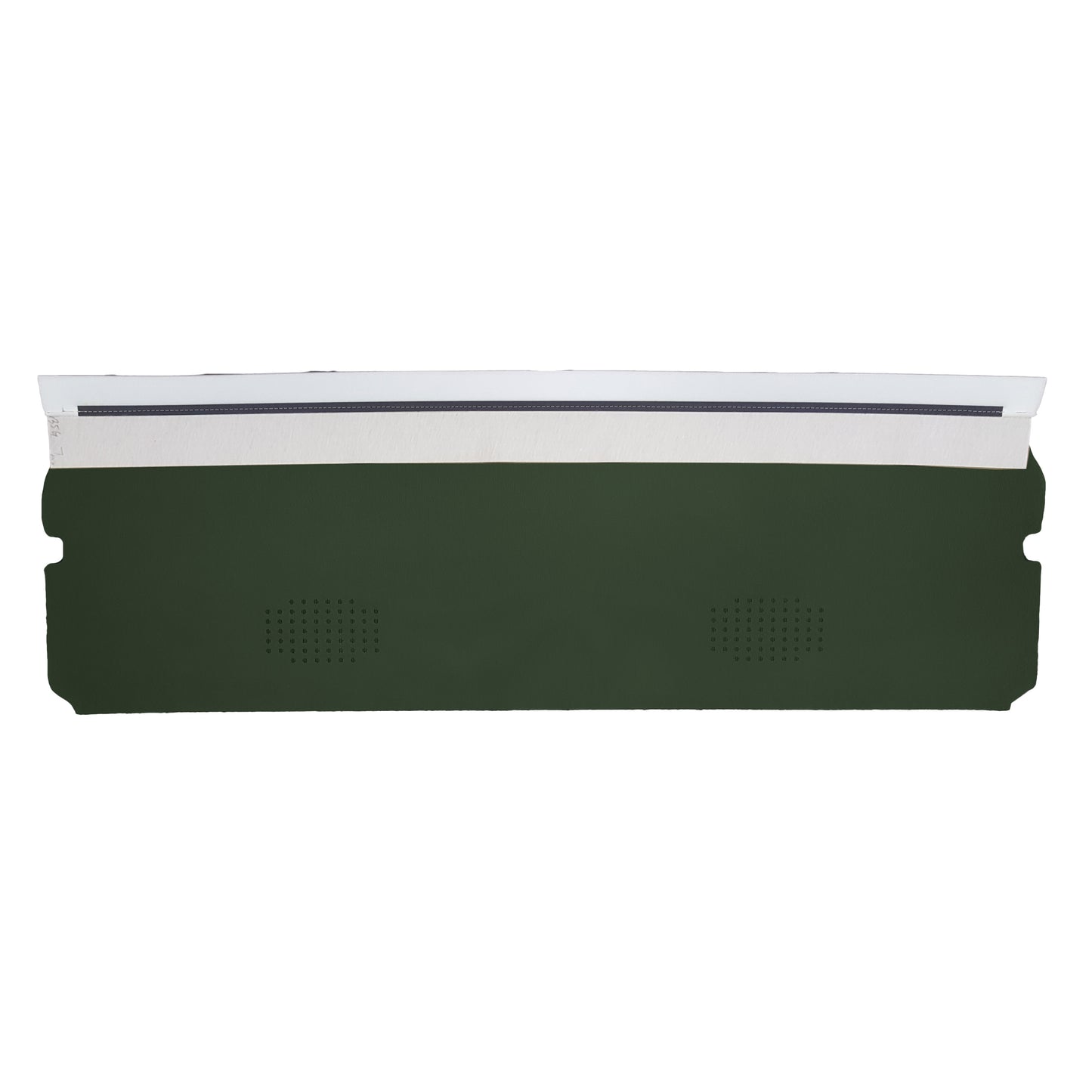 70 CUTLASS/442 HOLIDAY/HARDTOP COUPE PACKAGE TRAY WITH SPEAKER CUT-OUTS - GREEN
