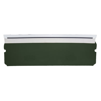 70 CUTLASS/442 HOLIDAY/HARDTOP COUPE PACKAGE TRAY WITH SPEAKER CUT-OUTS - GREEN