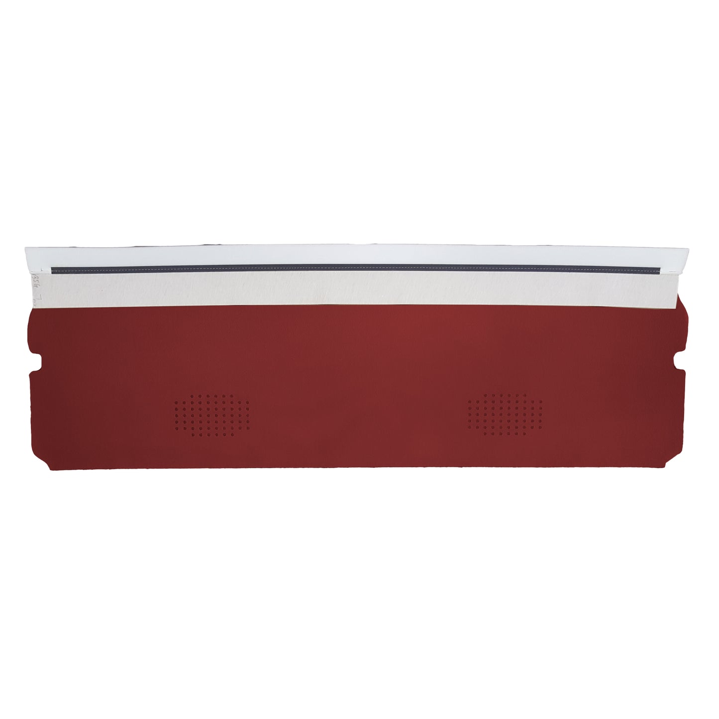69 CUTLASS/442 HOLIDAY/HARDTOP COUPE PACKAGE TRAY WITH SPEAKER CUT-OUTS - RED
