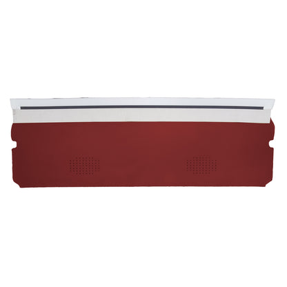 69 CUTLASS/442 HOLIDAY/HARDTOP COUPE PACKAGE TRAY WITH SPEAKER CUT-OUTS - RED