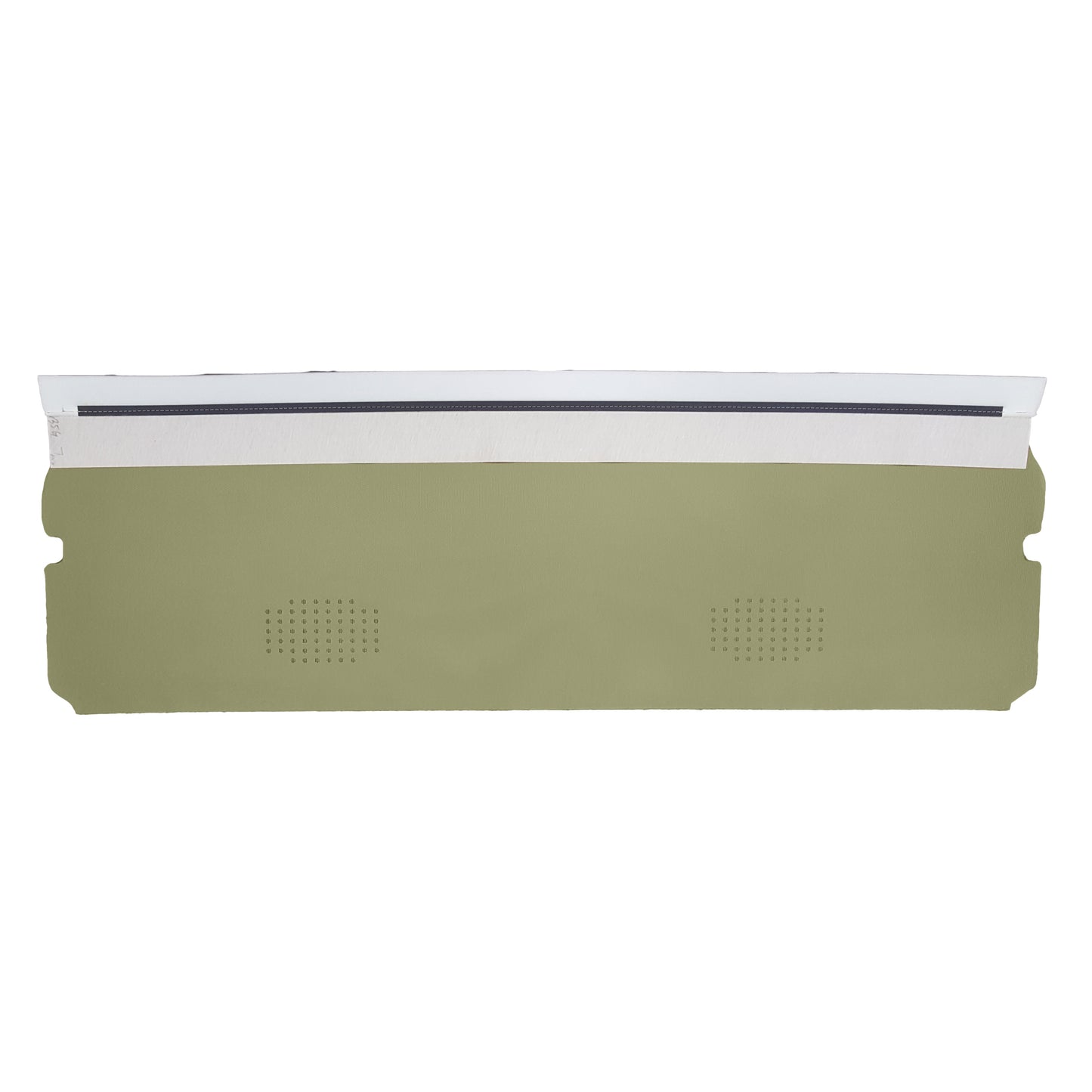 68 CUTLASS/442 HOLIDAY/HARDTOP COUPE PACKAGE TRAY WITH SPEAKER CUT-OUTS - WILLOW GOLD